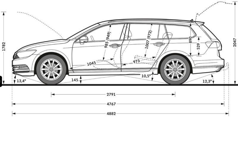 Dimensioni E Misure Nuova Passat Variant 2015 Sovrasterzo