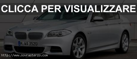 Foto ufficiali nuova BMW M550d xDrive 2012