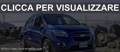 Suv compatto Chevrolet Trax 2013: dimensioni, prezzi, motori e consumi