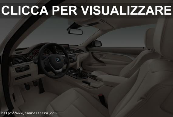 Abitacolo nuova BMW Serie 4 2013 Abitacolo nuova BMW Serie 4 2013