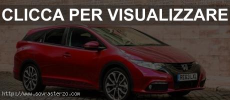Nuova Honda Civic Tourer 2014 Dimensioni e Motori