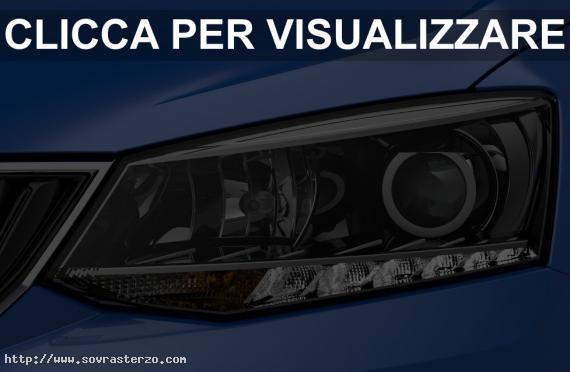 Nuovi gruppi ottici a Led Skoda Fabia 2015
