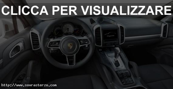 Nuovo volante spotivo con leve di cambio marcia Porsche Cayenne 2015