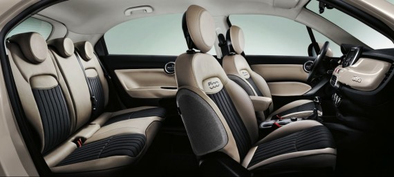Abitacolo e sedili nuova Fiat 500X