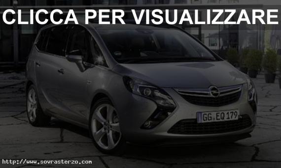 Opel Zafira Tourer a metano monovalente