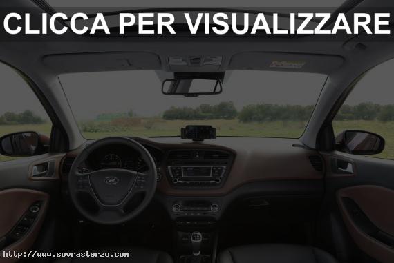 Interni e plancia nuova Hyundai i20 2015