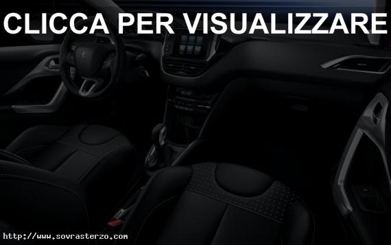 Foto interni nuova Peugeot 208 Restyling 2015