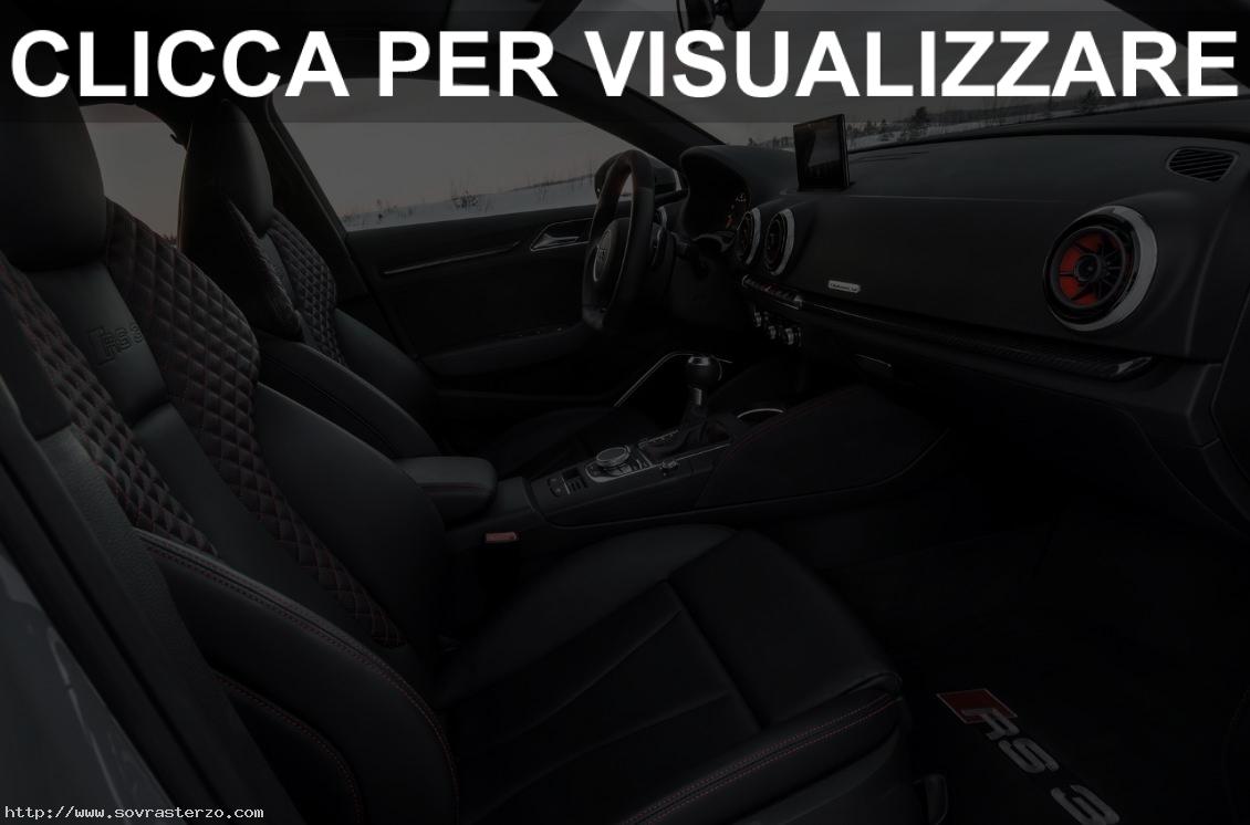 Abitacolo E Sedili Nuova Audi Rs3 Sportback 2015 Sovrasterzo