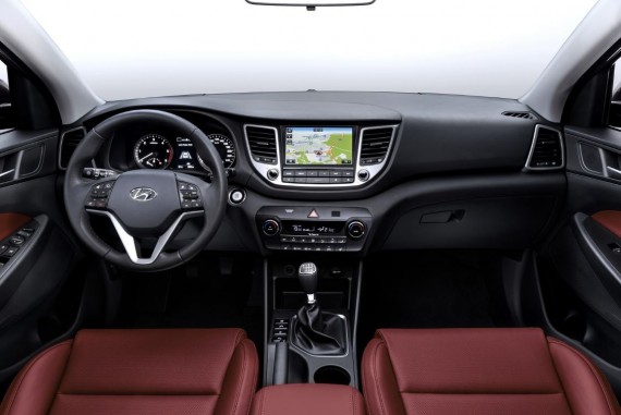 Foto interni nuova Hyundai Tucson 2015