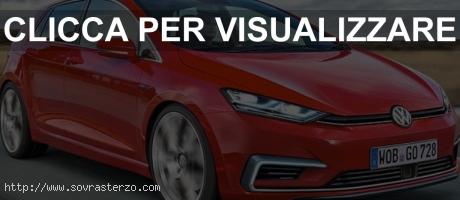 Rendering nuova Golf 8 2017