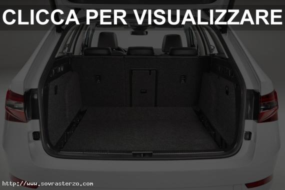 Capacita Bagagliaio nuova Skoda Superb Wagon 2015