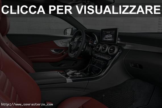 Immagine Interni nuova Mercedes classe C Coupe 2016
