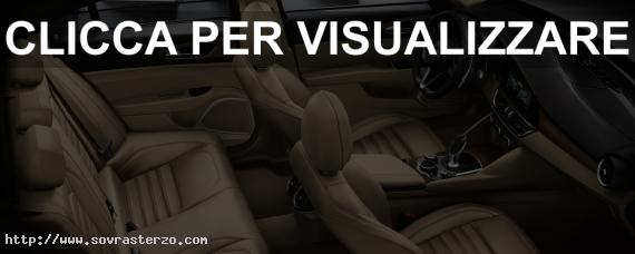 Abitacolo Interni Sedili in pelle nuova Alfa Romeo Giulia 2016
