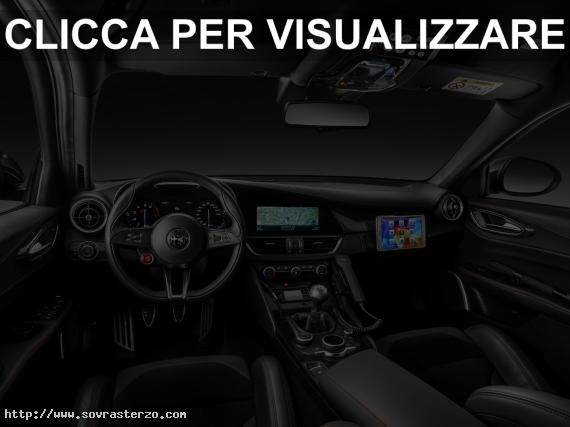 Foto abitacolo nuova Alfa Romeo Giulia Quadrifoglio