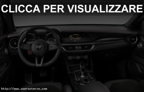 Foto interni nuovo Alfa Romeo Stelvio Quadrifoglio