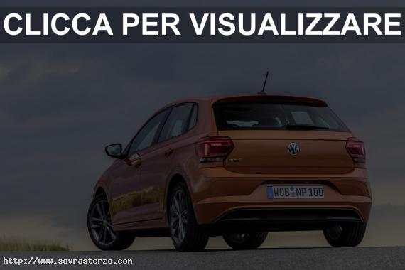 Immagini Posteriore nuova Volkswagen POLO 2017