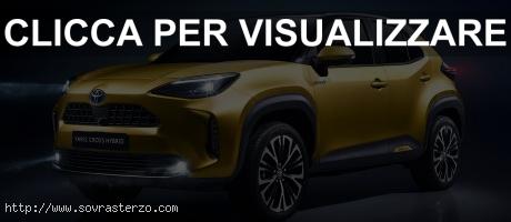 Nuovo Suv Toyota Yaris Cross Hybrid 2021