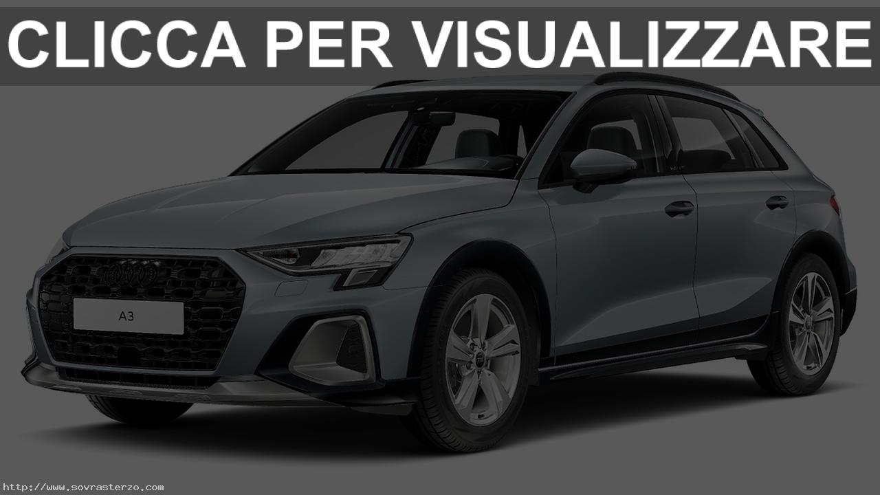 Nuova Audi A3 Allstreet 2024 Prezzi, Dimensioni e Allestimenti